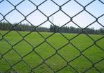 11.5 gauge Green PVC Coated Galvanised Steel Chain Link Fencing 20m 30m