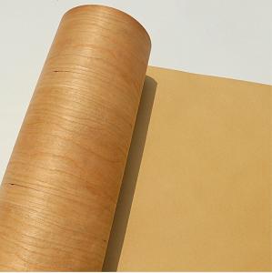 China American Cherry Paper Backed Veneer | Paper Backing Cherry Wood Veneer Sheet factory