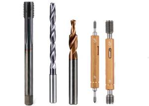 China TICN Coating M12×1.5 Tap Drill Bit Set For Cylinder Head factory