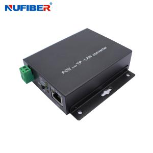 China 10/100M POE Ethernet Over Coaxial Extender , POE RJ45 To Coax Converter factory