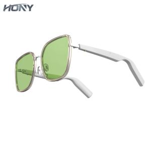 China New Bluetooth 5.0 Smart Sport Sunglasses Wireless Stereo Music HD Sound Sunglass Sports Headset Headphone factory