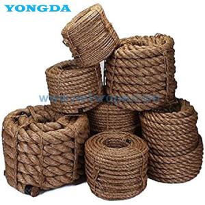 China ISO1181-2004[E] 4-Strand Hawser-Laid Manila Rope factory