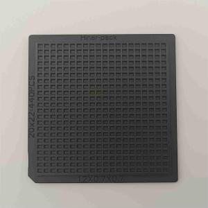 China 20x22 Square PC Waffle Pack Chip Trays For Photoelectric Devices factory