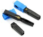 Plastic SC UPC Passive Electronic Components FTTH Fiber Optic Adaptor Fast