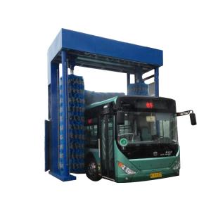 China Chic Design Brush Washing Automatic Mobile Car Wash Truck For Bus System factory