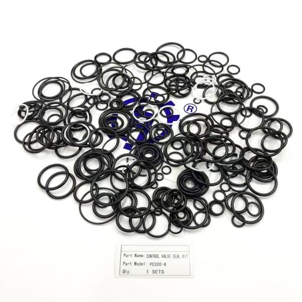 Komatsu PC200-8 Control Valve Seal Kit Excavator Dispense Valve Repair Oil Seal
