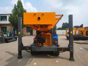 China Diesel Engine Driven Borehole 400m Truck Mounted Water Well Drilling Rig factory