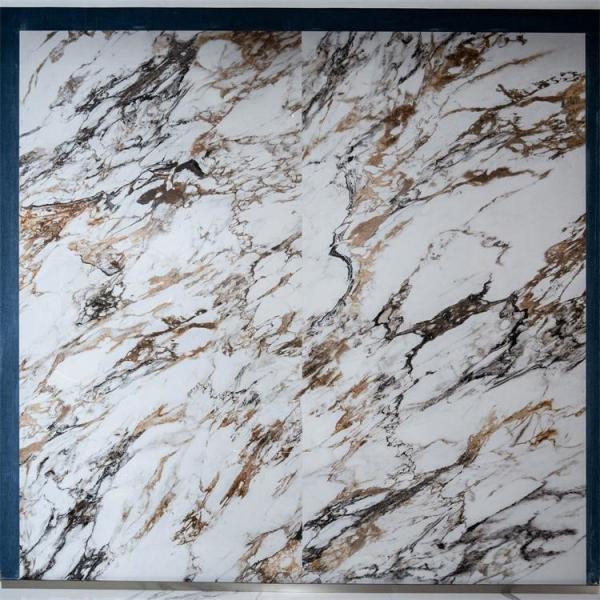 UV Resistant Porcelain Marble Sintered Stone Wall Slab Tiles For Kitchen
