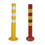 Red flexible post Warning Sign for Moving Motor Vehicles