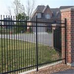 America 6 Foot 3x3 Galvanised Picket Steel Fence Garden Iron Fence Panels