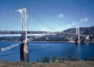 China Q345b Modern Suspension Bridge Prefabricated Steel Structural Cross River Cable Bridge factory