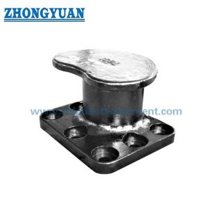China Casting Steel Bolted Anchorage Dock Bollard Kidney Bollard Ship Mooring Equipment factory