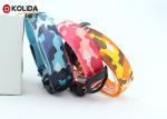 Polyster Adjustable LED Flashing Glow Petsafe Dog Collar Leopard Print Dog