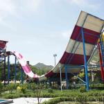 Custom Fiberglass Water Slides with Galvanized carbon steel