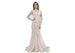 Royal Princess Light Pink Middle Eastern Evening Dresses / Mermaid Bridesmaid
