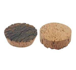 China Natural Rough Bark Top Corks Stoppers Lids Good Sealing For Jars factory