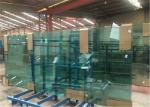 8mm/10mm/12mm Thick Tempered Safety Glass Door with Grooves / Holes