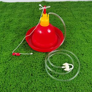 China 37.5cm X 36.5cm Cylindrical Bird Watering Dispensers Cone Shape Plastic Anti Drip Watering factory