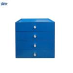 Makeup Organizer Jewelry Packaging Drawer Filing Cabinet Steel Storage Box