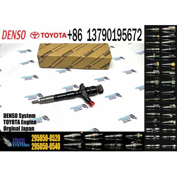 2950500520 Fuel Pump Assembly Injector 295050-0520 Diesel Nozzles 23670-0L090 23670-30400 236700L090 2367030400 for Toyota Hilux