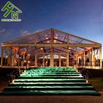 PVC Top Luxury SGS Outdoor Aluminum Glass Marquee Tent For Catering Event