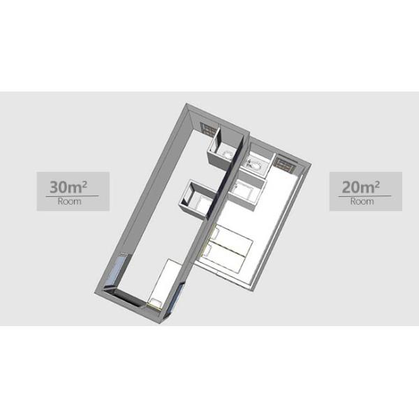 High Quality Prefab Sandwich Panel House Steel Structure Prefabricated Hotel Unit