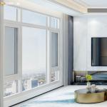 Double Glazing Bulletproof Aluminium Frame Windows Commercial With Mosquito Net