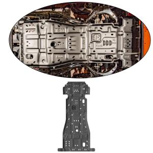 China 4Runner Engine Guard for ISUZU D-MAX Chassis Guard Skid Plate Transmission Protection factory