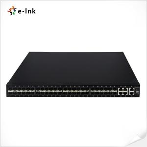 China 48 Ports Gigabit SFP Managed Fiber Switch With 6-Port Combo Ethernet + 4-Port 10G SFP factory