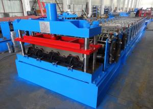 China Fully Automatic Sheet Roll Forming Machine For Steel Floor Decking W Profile factory