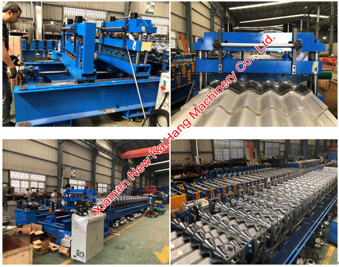 9m/Min 16 Rows Roof Tile Panel Roll Forming Machine