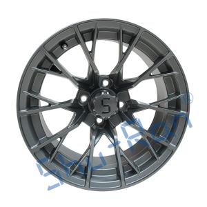 China Shuran New Starshine-419 Gunmetal Aluminum 14 Inch Golf Cart Wheels factory