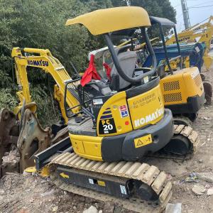 China low price in stock mini excav digger Komatsu PC20 without cab excavator Japan Used Komatsu hydraulic mini excav crawler factory