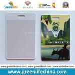 Customed Advertismental Logo Printing Luggage Tag W/Pocket Back