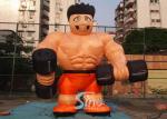 Custom made anytime fitness giant inflatable muscle man for gym outdoor