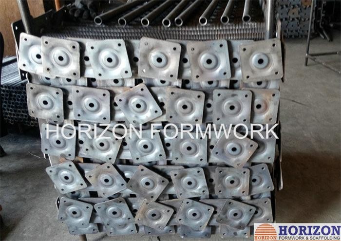 Q235 Steel Scaffold Screw Jack , Scaffolding Adjustable Base Jack Painted Surface