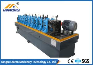 China 10 Stations Steel Stud Roll Forming Machine 55mm Shaft With 0.05 Mm Hard Chrome factory
