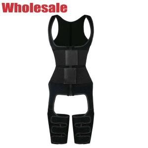 China Two Belts Full Body Waist Cincher Sauna Women'S Neoprene Sauna Vest factory