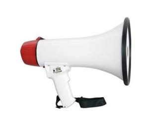 China CE Plastic Cheer Megaphone 4 X AA Batteries Rechargeable Megaphone Speaker factory