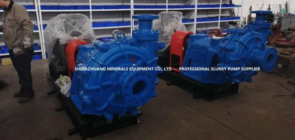 Solids Washing Heavy Duty Slurry Pump Single Stage 100ZGB With 5- Vane Closed