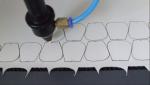 Cardboard Eva Synthetic Leather Laser Cutting Machine For Shoes Jhx - 160100