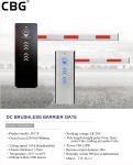 Outdoor RS485 Communication Interface Automatic Boom Barrier for 6 Meters Max