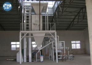 China High Efficiency Dry Mortar Machine Customized Color With Duoble Shaft Paddle factory