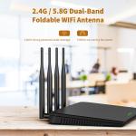 360 4G 5G Router WiFi Antenna 2.4GHz 5GHz Outdoor Long Range Hotspot 50km VSWR 1