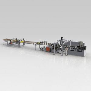 ABS Plastic Sheet Extrusion Machine Process Parallel Twin Screw Extruder /single