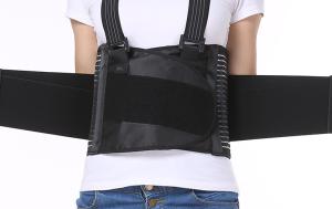 China Black Straightening Lumbar Support Brace / Work Waist Belt Correction Type factory