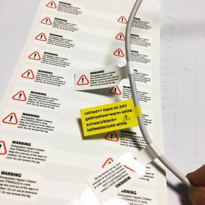 Automatic Power Cord Cable Labeling Machine with Motor Core Components Label