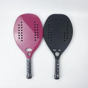 China Pala Pelota De Tennis Paddle Full Carbon Beach Padel Tennis Racket factory