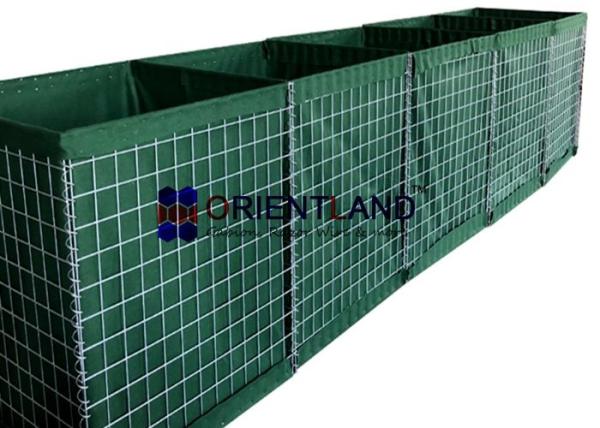 Military Bunkers Hesco Bastion Barrier Welded Mesh Fortifications Structure MIL