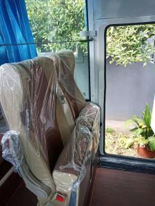 China Anti Rust Deluxe Bus Seats , Intercity Bus Seats Electrostatic Spry Surface factory